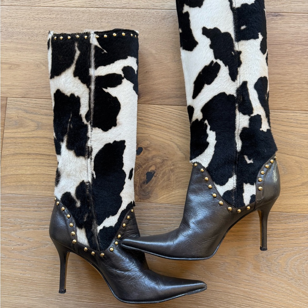 Dolce & Gabbana Ponyskin boots
